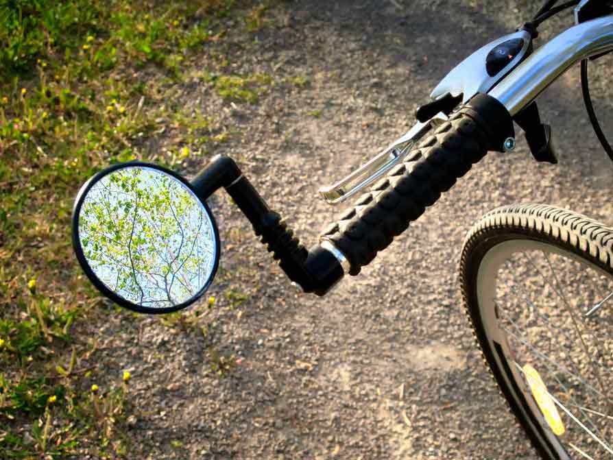 Ride More Safely and Comfortably with a Rear-View Mirror