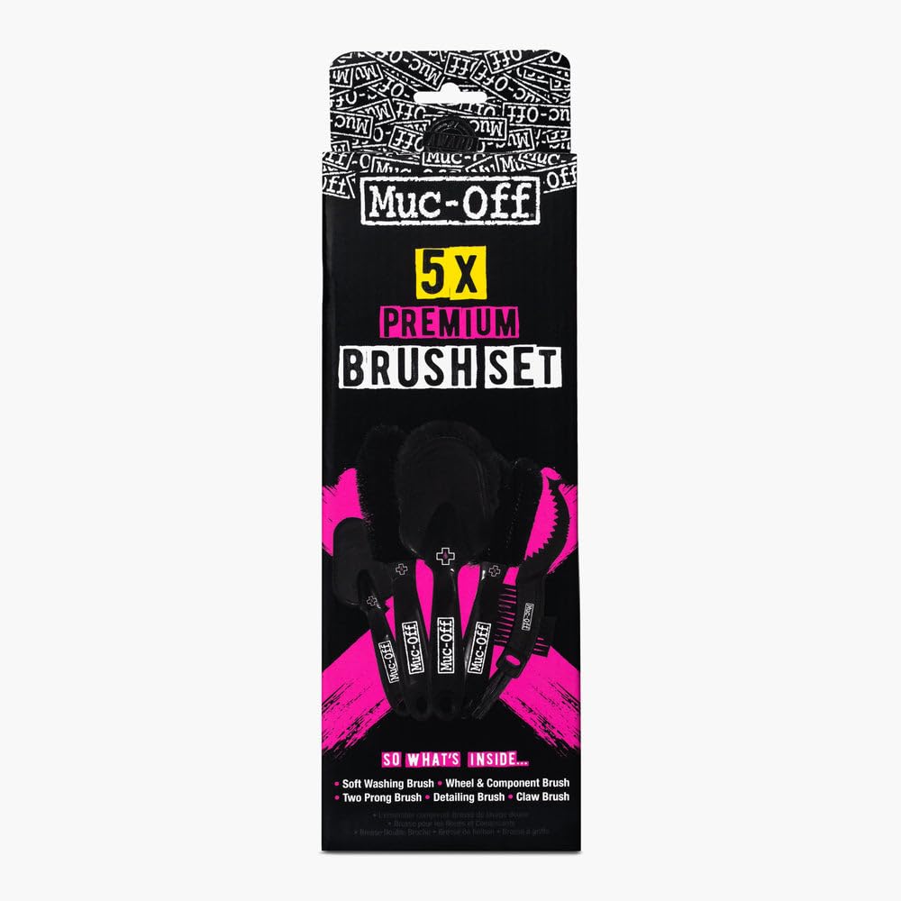 Muc Off 5x Premium Brush Set - EVELO