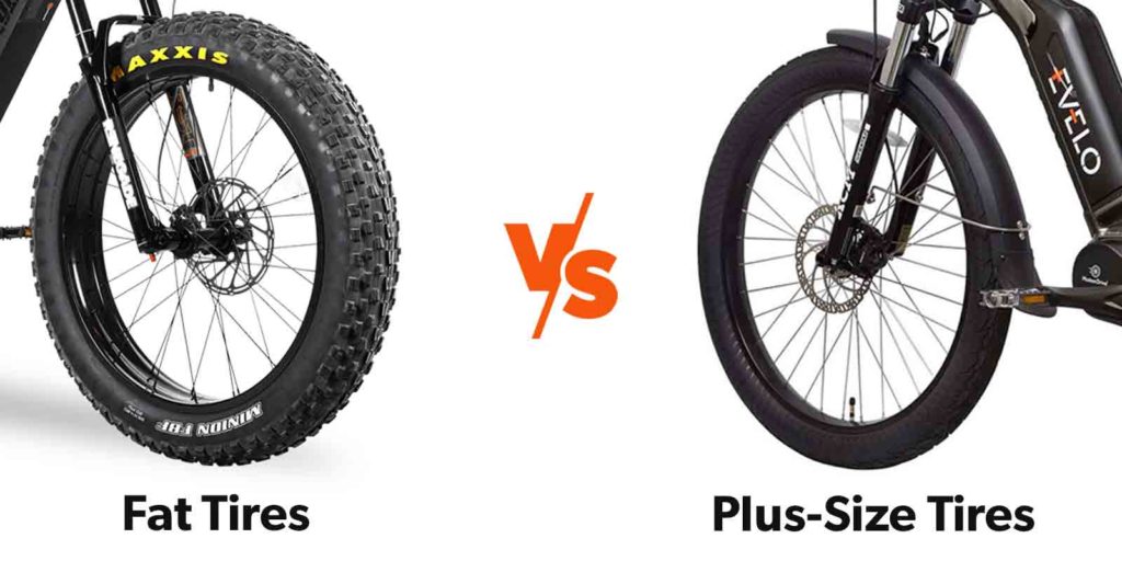 Fat Tires Vs. Plus Size Tires on eBikes