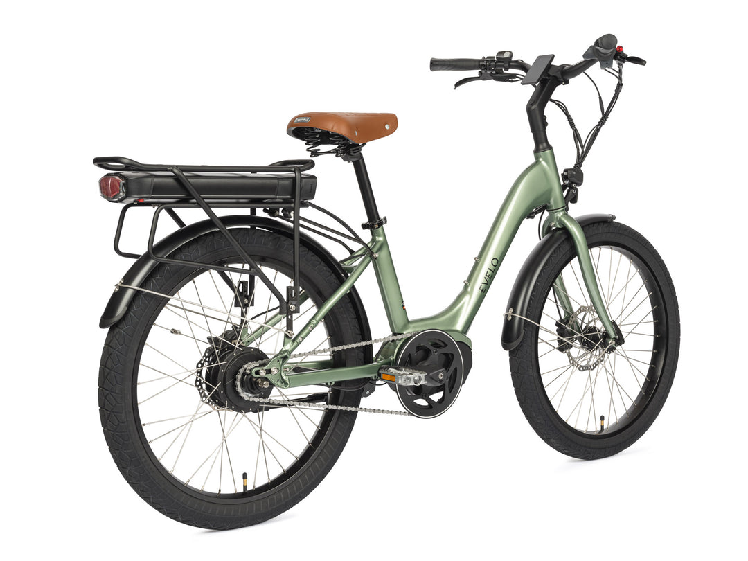 EVELO Galaxy SL Step Through Electric Bike- back right view