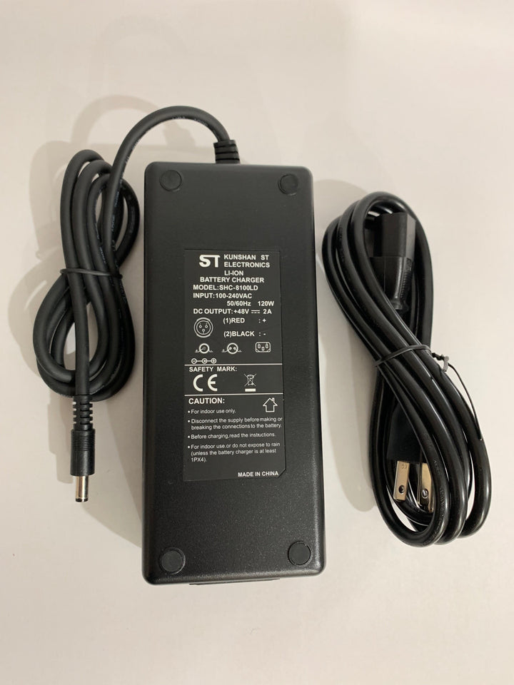 48V Charger for Atlas, Aurora, Aries, 500W Luna/Orion, and Compass