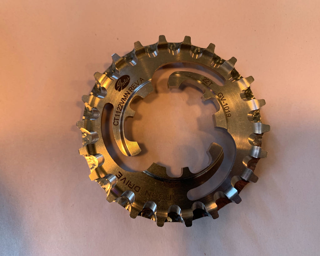 Gates Cog - CDX - 22T - w/ Enviolo spline