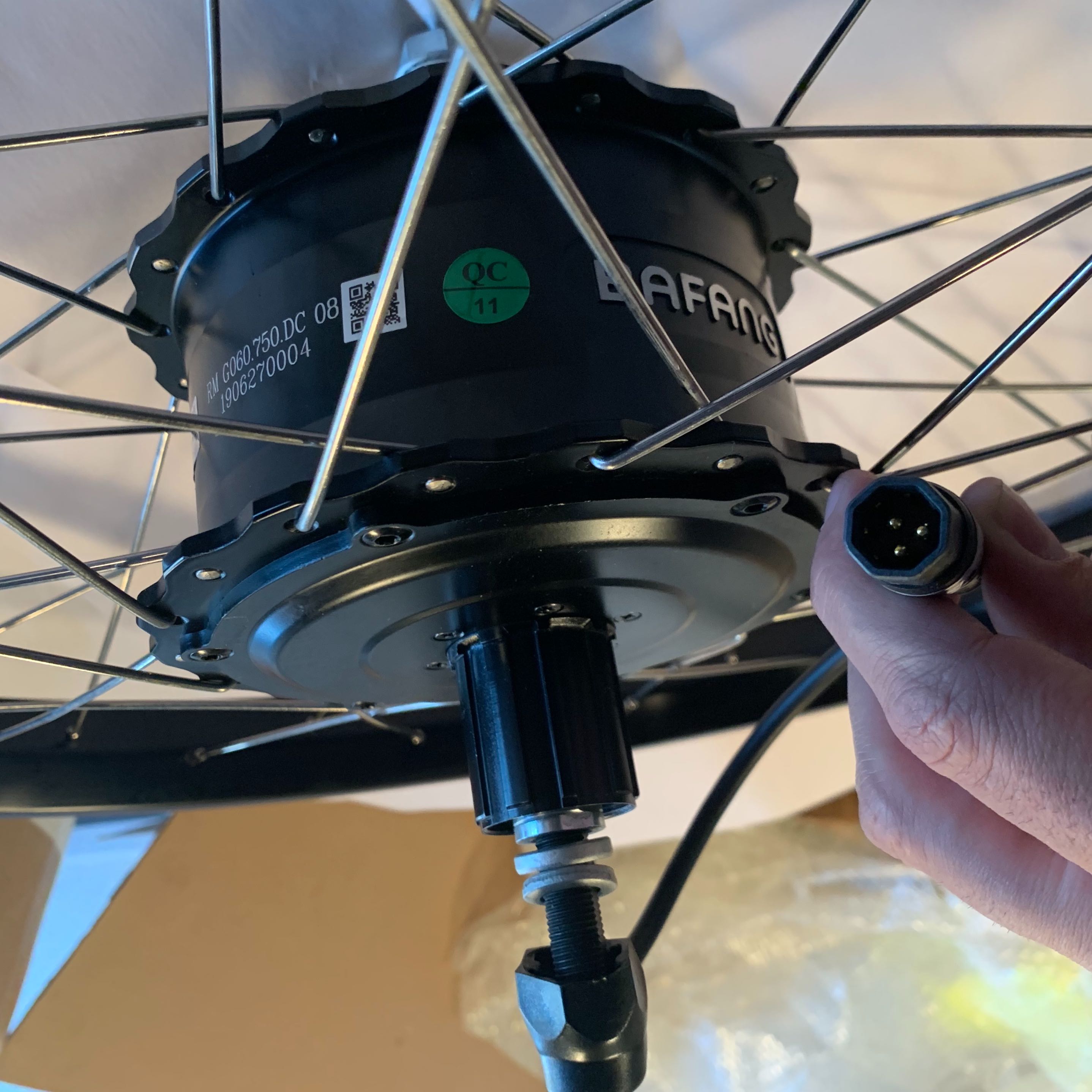 26" Rear Wheel with 750w hub motor