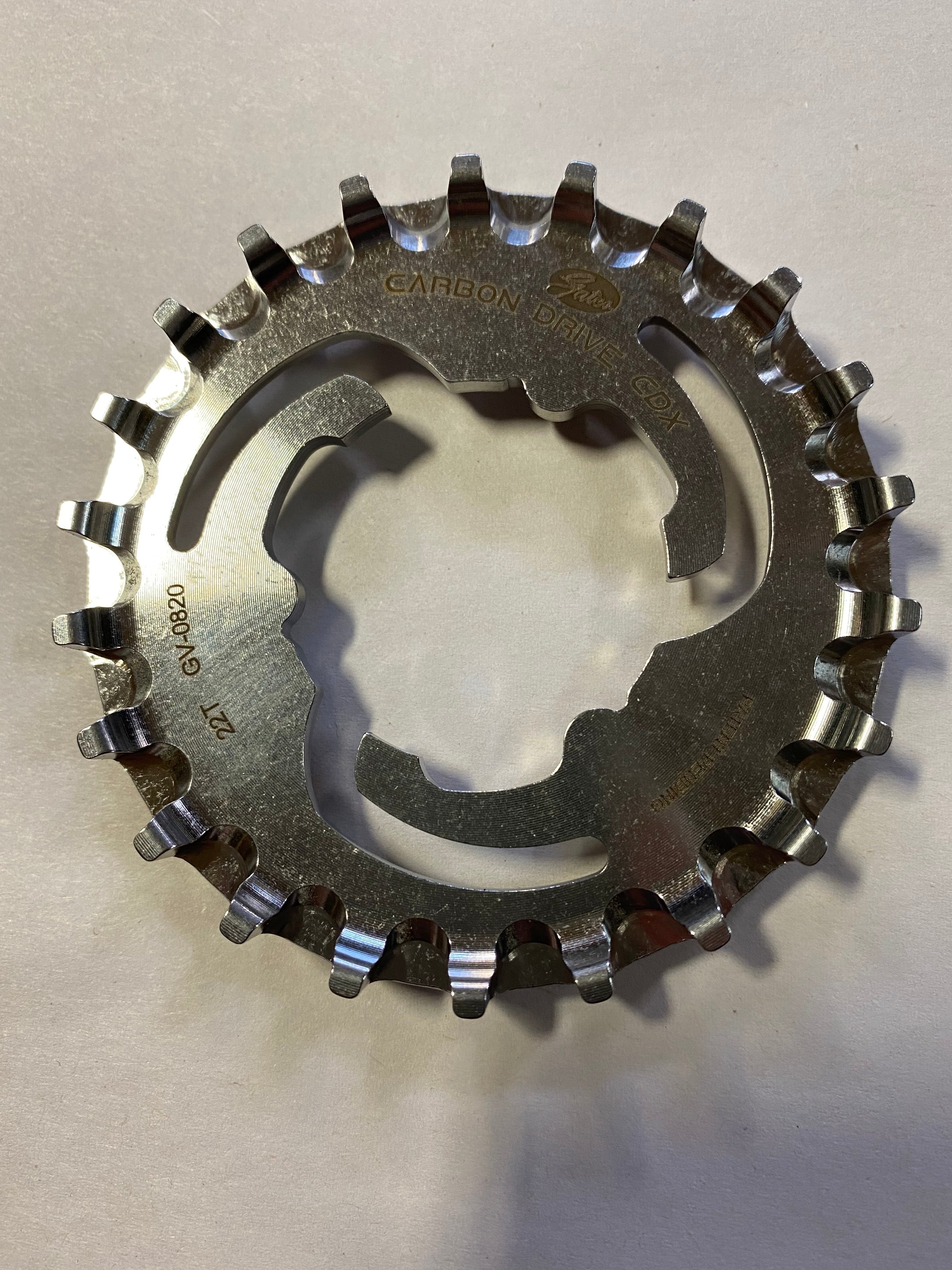 Gates Cog - CDX - 22T - w/ 3 Lobe Nexus mount for Dash