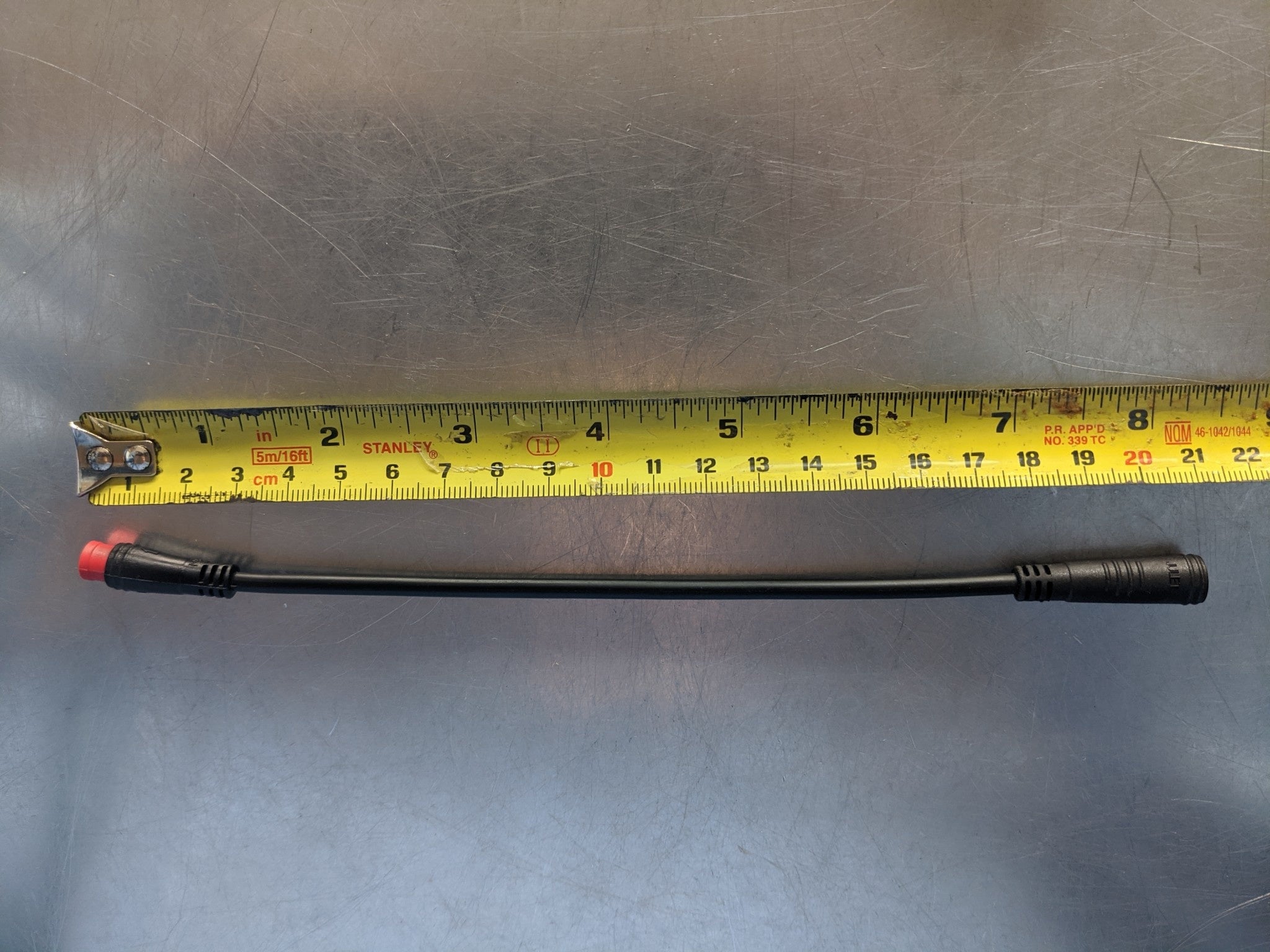 Wiring Extension - 15 cm Julet Red 2 Pin Male/Female - Lights / Brakes