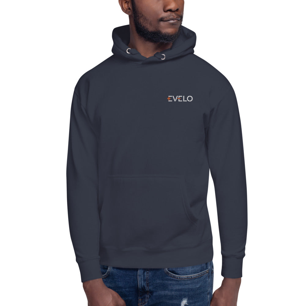 EVELO Embroidered Hooded Sweatshirt