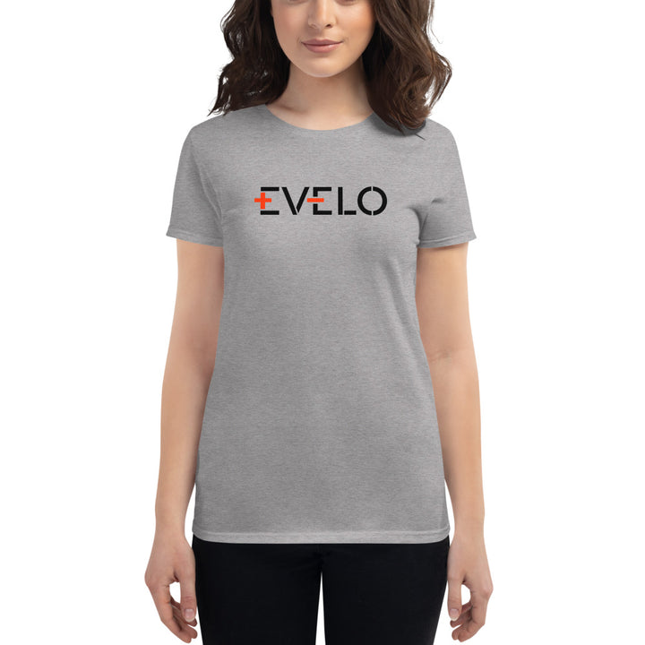 EVELO Women's Short-Sleeve T-Shirt - Black Logo